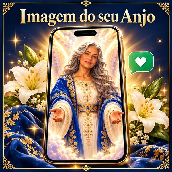 Capa do bônus: Imagem do seu Anjo para o celular